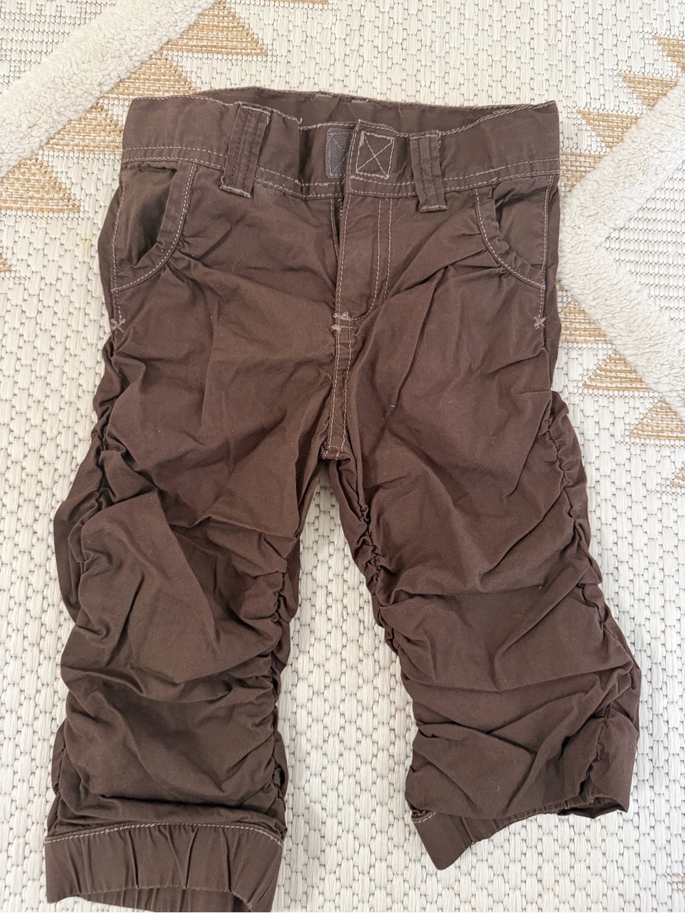 CHEROKEE Kids Brown Ruched Bottoms